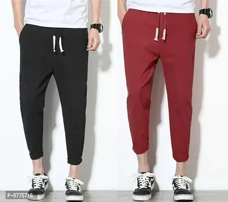 Trendy Men Track Pant Pack of 2-thumb0