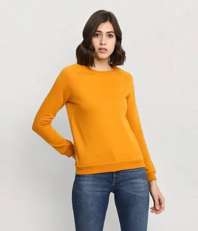 Classic Solid Sweatshirts for Women