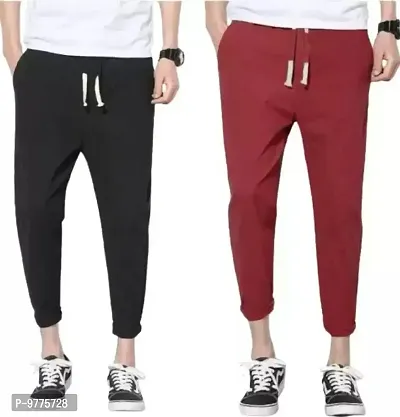 Trendy Men Track Pant Pack of 2-thumb0