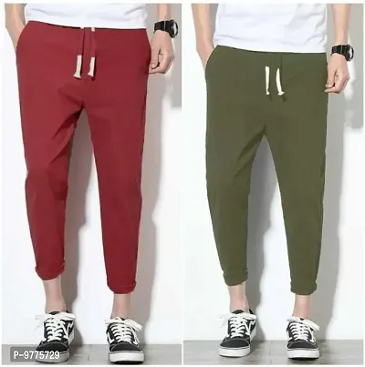 Trendy Men Track Pant Pack of 2-thumb0