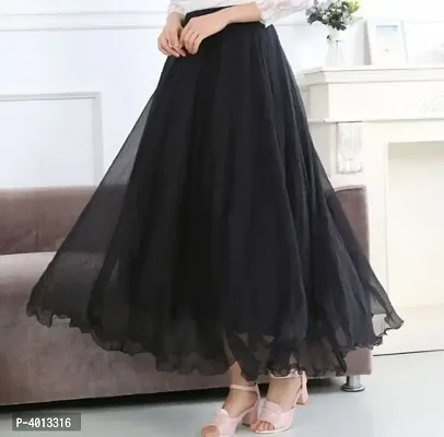 RWS-SKRT00 Black Waist Elastic Skirt