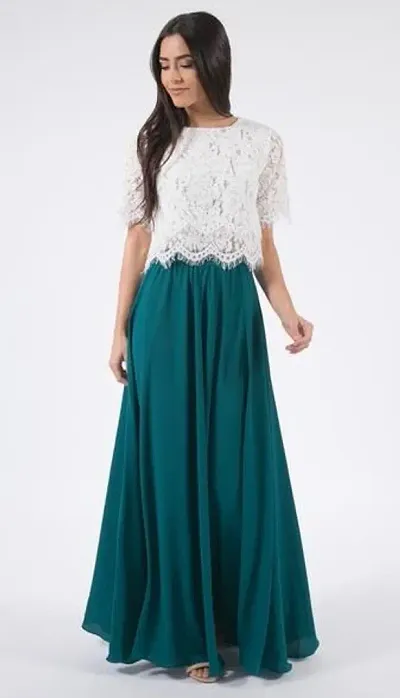 Stylish Partywear Women Maxi Length Skirts