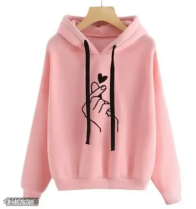 Baby Pink Hand Print Sweatshirt