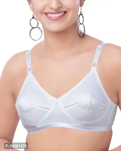 Buy BRIDA LADIES INNERWEAR 100% Cotton Round Stitch Bra - Non