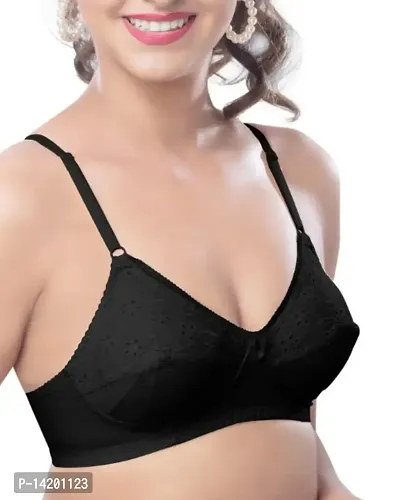 Buy BRIDA LADIES INNERWEAR 100% Cotton Round Stitch Bra - Non Padded Non  Wired Full Coverage Plus Size Single Layer - Extra Lining Lift - Everyday  Support Bra-Femina Online In India At Discounted Prices