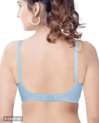 Buy BRIDA LADIES INNERWEAR 100% Cotton Round Stitch Bra - Non Padded Non  Wired Full Coverage Plus Size Double Layer - Extra Lining Lift - Everyday  Support Bra - Kavyaxtrasoft Online In India At Discounted Prices