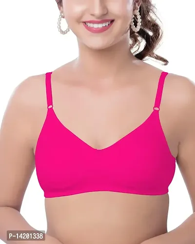 Buy BRIDA LADIES INNERWEAR Cotton Rich Everyday T-Shirt Bra - Non Padded  Non Wired-Extra Stretch,Soft, Lining -Double Layer Seamless Cups - Exotica  Online In India At Discounted Prices