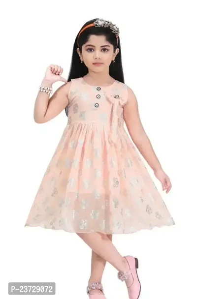 Stylish Cotton Frocks For Girls-thumb0