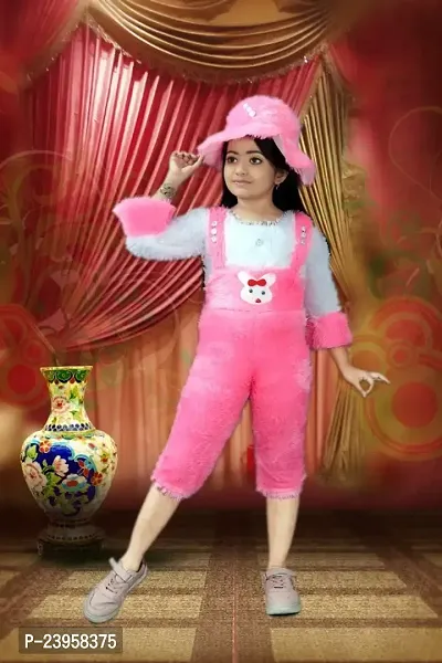 STYLISH PINK COLOR WINTER JUMPSUIT FOR KIDS-thumb0