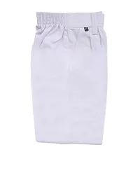 A&M THREADS | White School Uniform Pants for Boys | Size- 28 | Length- 28 INCH/Waist- 24 INCH | Age Group- 8-9 Years-thumb1