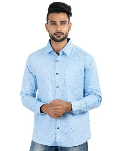 Trendy Cotton Long Sleeves Shirts for Men