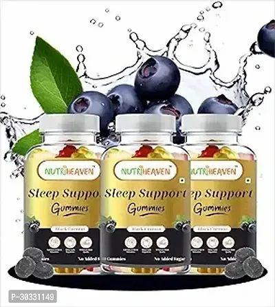 Nutri Heaven Sleep Support Gummies Pack of 3 (3 X 90 Count)-thumb0