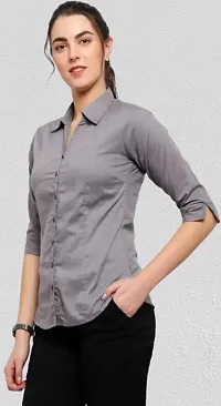 Stylish Women Crepe Shirt-thumb1