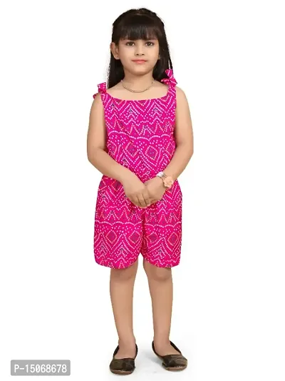 Stylish Classy Crepe Jumpsuit  for Kid Girls