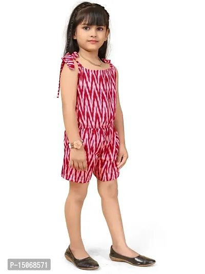 Stylish Classy Crepe  Jumpsuit   for Kid Girls-thumb4