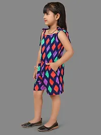 Fashionable Classy Crepe Jumpsuit for Kid Girls-thumb1