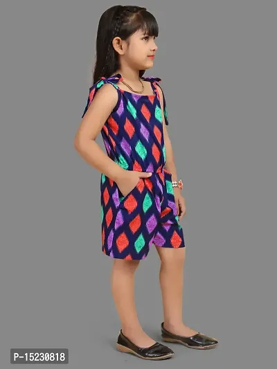 Fashionable Classy Crepe Jumpsuit for Kid Girls-thumb4