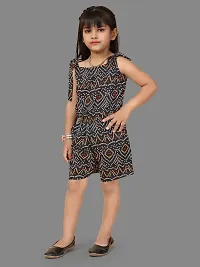 Fashionable Classy Crepe Jumpsuit for Kid Girls-thumb1