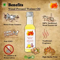 Dorjee Wellness Wood Pressed Walnut Oil (Akhrot Ka Tel)/Cold pressed/Natural  Chemical Free Walnut Oil Glass Bottle (100 ml)-thumb4