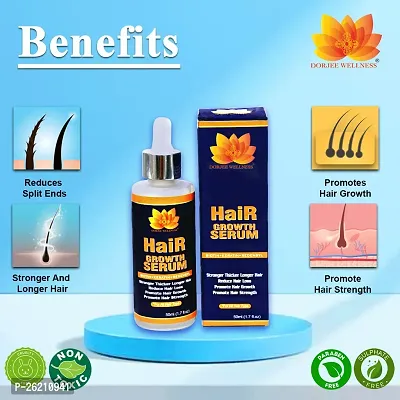 Dorjee Wellness HAIR GROW SERUM WITH  ANAGELINE/CAPIXYL/REDENSYL/BIOTIN/KERATIN/ Paraben, Sulphate free 50ml-thumb4