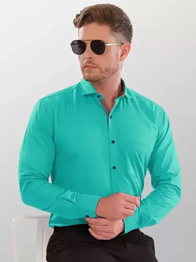 Best Selling Cotton Blend Long Sleeve Formal Shirt 