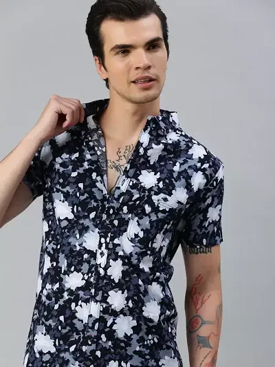 Comfortable Cotton Short Sleeves Casual Shirt 