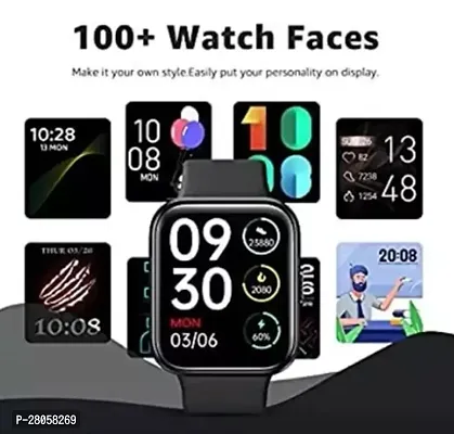 T-500 S8 Series Smart Watch Sleep Monitor, Distance Tracker, Calendaring, Sedentary Reminder, Text Messaging, Pedometer, Calorie Tracker, Heart Rate Monitor Smartwatch (Black)-thumb4