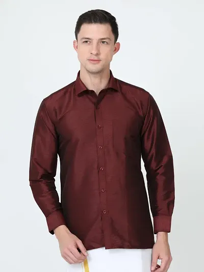 Reliable Solid Long Sleeves Formal Shirts For Men