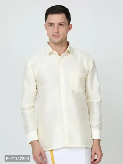 Reliable White Cotton Solid Long Sleeves Formal Shirts For Men