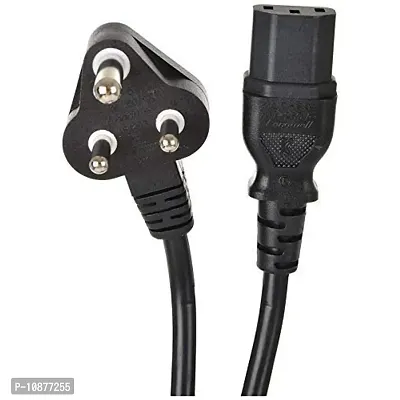 Computer Power Cable Cord for Desktops PC / Printers/Monitor SMPS Cable IEC Mains Cable 1.5Meter-thumb0
