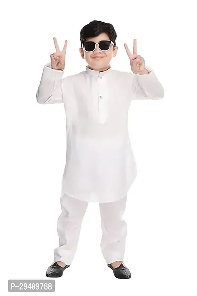 traditional Lyocell Kurta And Pant For Kids-thumb0