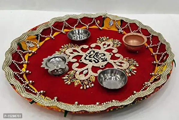 Decorative Pooja Thali  Arti Thali  Aarti Plate