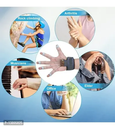 Finger Exerciser Band, Strength Trainer - Reverse Grip Strengthener, Climbing Exercise Equipment for Wrist Hand-thumb0