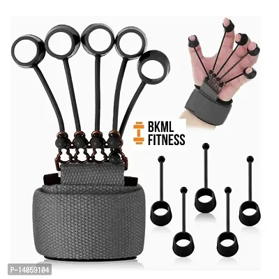 Finger Exerciser Band, Strength Trainer - Reverse Grip Strengthener, Climbing Exercise Equipment for Wrist Hand