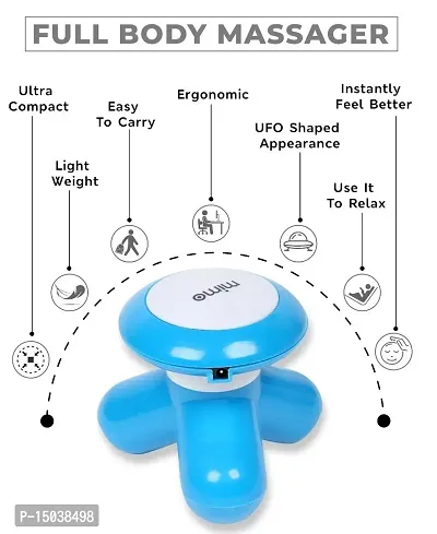 TRENDBIT MiMO MASSAGER Mini Head and Body Massager, Portable Compact Full Body Vibration Electric Massager Battery Operated Massager for Pain Relief Massager-thumb2