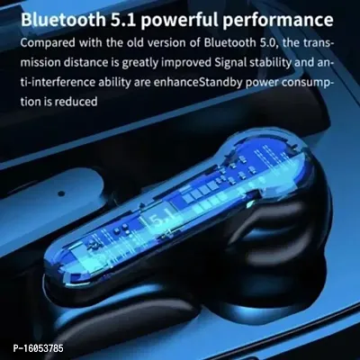 M19 Earbuds/TWS/buds 5.1 Earbuds with 280H Playtime, Headphones with Power Bank Bluetooth Headset-thumb0