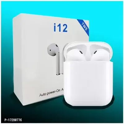 I12 Bluetooth Ear Buds Bluetooth Headset In Ear Earbuds With Mic Touch Sensor With And High Bass Level-thumb0