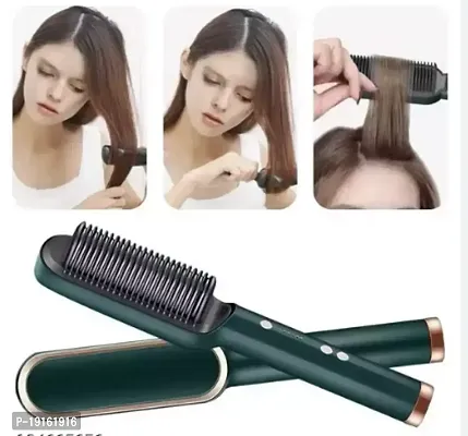 Hair Straightener Brush Comb for Women  Men Quick Iron Electric Straight Hair Straightener Styler Brush