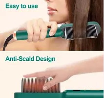 Hair Straightener COMB 909 Quick Iron Electric Straight Comb Hair Straightener/Hair Styler Brush-thumb2