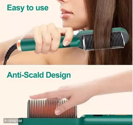 Hair Straightener COMB 909 Quick Iron Electric Straight Comb Hair Straightener/Hair Styler Brush-thumb3