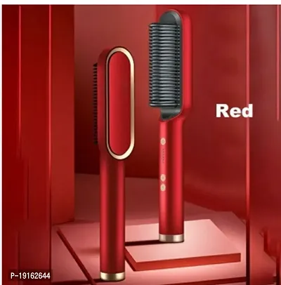 FH 909 New Electric Hair Stylist Comb Hair Straightener Brush Hair Straightener Brush  (Multicolor)-thumb3