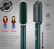 Electric Hair Straightener Comb Brush HQT 909 Hair Straightener Brush-thumb1