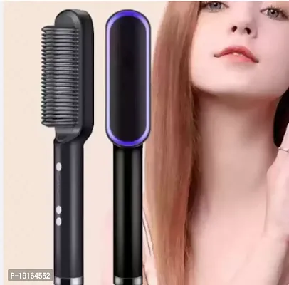 Electric Hair Straightener Comb Brush HQT 909 Hair Straightener Brush-thumb3
