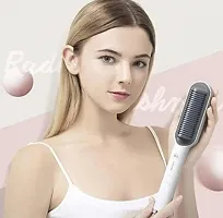 FH 909 Electric Hair Straightener Comb Hair Brush For Women Hair Straightener Brush  (Multicolor)-thumb2