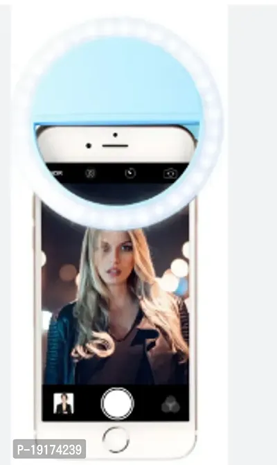 Rechargeable Selfie Ring Light/Clip-on Selfie Light For Phone Camera 3-Level Brightness Mini LED Ring Light For Phone,Laptop,Tiktok, Photography,Video,Makeup