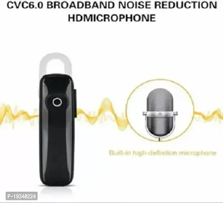 K1 Wireless Bluetooth In Ear Earphone with Mic (Black)-thumb3