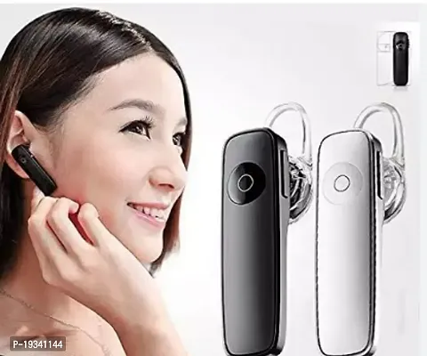 k1 Bluetooth earphones with mic Bluetooth Headset Bluetooth Headset  (Black, In the Ear) PACK  OF 1-thumb0