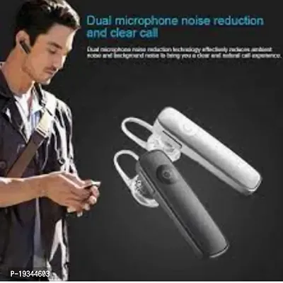 K1 BLACK Bluetooth Headset Bluetooth Headset  (Black, In the Ear) PACK OF 1-thumb0