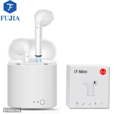 I7s TWS Wireless Stereo Earphones Bluetooth Airpods Bluetooth Headset (White, In the Ear)-thumb3
