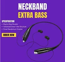 HBS-730 Neckband Wireless Bluetooth Waterproof Attractive Headphone with Built-in Microphone-thumb2